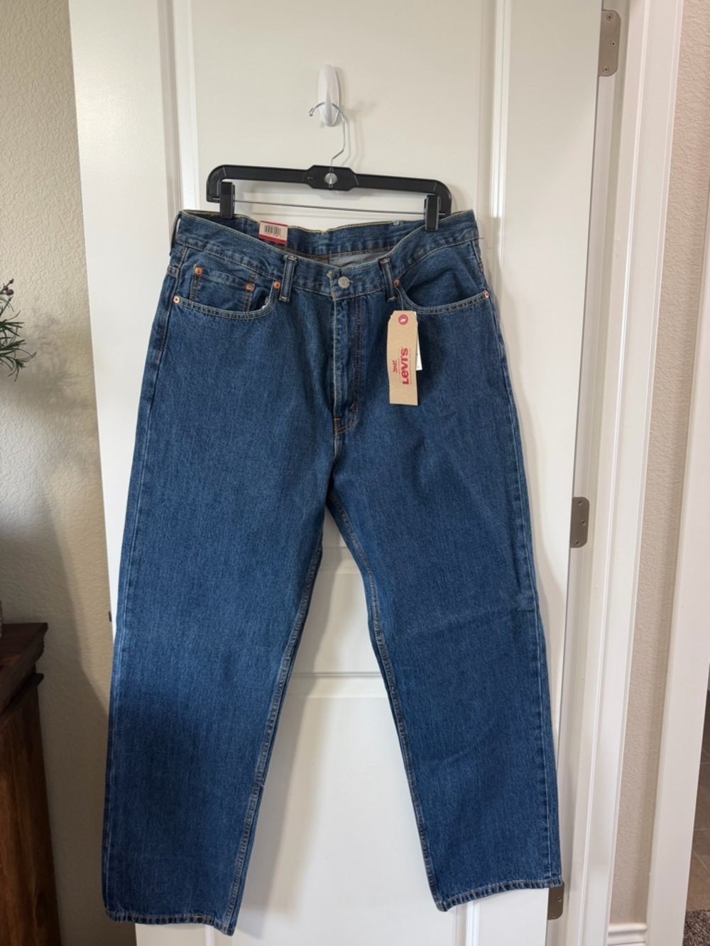 Levi's Men’s Dark Blue Straight-Leg Jeans